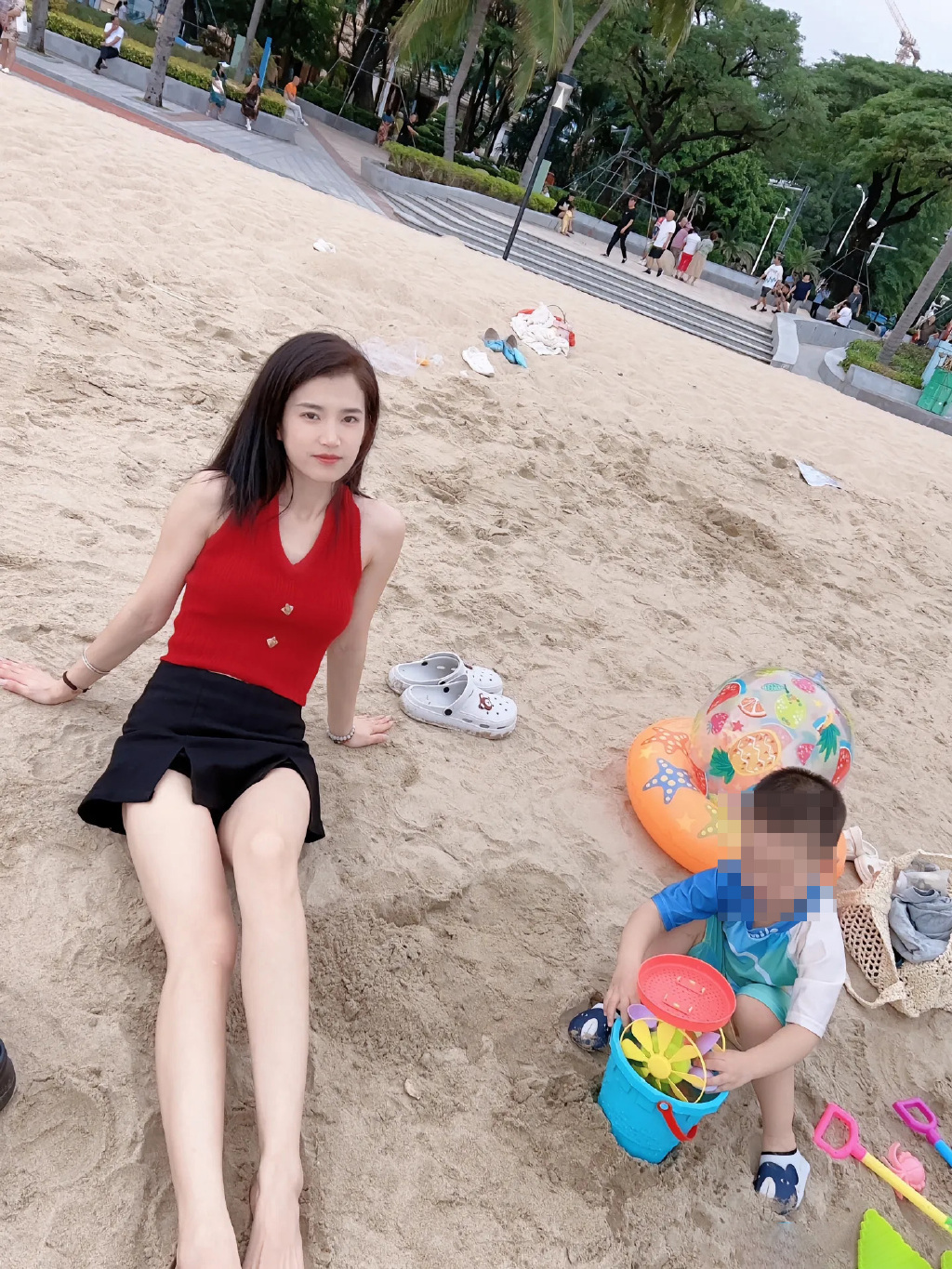 美丽宝妈，长发飘飘～-美美写真