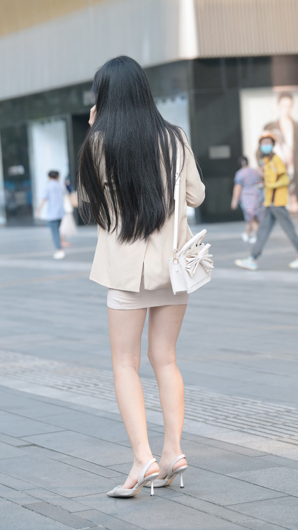 贡品级！光腿OL！好腿！绝世好腿啊！-美美写真